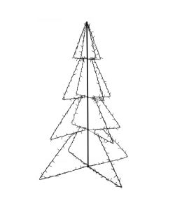 Albero di Natale a Cono 240 LED per Interni Esterni 115x150 cm