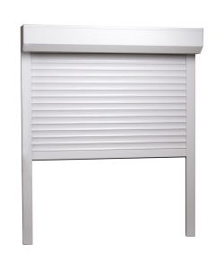 Tapparella Avvolgibile in Alluminio 100x120 cm Bianco