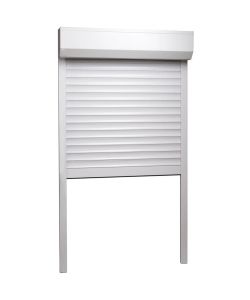 Tapparella Avvolgibile in Alluminio 100x210 cm Bianco