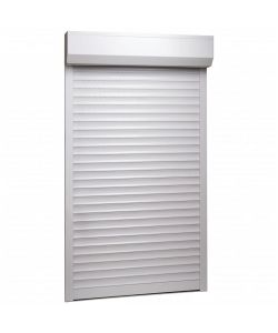 Tapparella Avvolgibile in Alluminio 110x220 cm Bianco