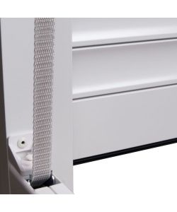 Tapparella Avvolgibile in Alluminio 130x140 cm Bianco