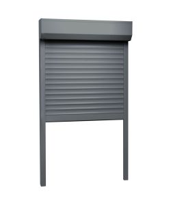 Tapparella Avvolgibile in Alluminio 100x210 cm Antracite