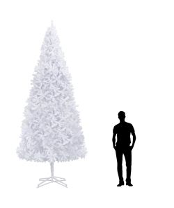 Albero di Natale Artificiale 400 cm Bianco