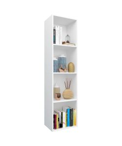 Libreria / Mobile TV Bianco 36x30x143 cm in Legno Multistrato