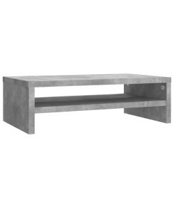 Supporto per Schermo Grigio Cemento 42x24x13 cm in Truciolato