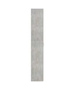 vidaXL Armadio Ufficio Grigio Calcestruzzo - 60x32x190 cm con 5 Ripiani