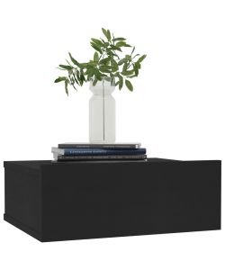 vidaXL Comodini Pensili Neri 2 pz 40x30x15 cm in Truciolato - Design Elegante