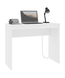 vidaXL Scrivania Bianca in Legno Multistrato - 90x40x72 cm