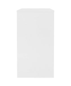 vidaXL Scrivania Bianca in Legno Multistrato - 90x40x72 cm