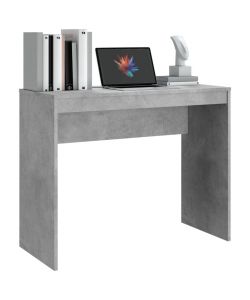 vidaXL Scrivania Elegante Grigio Cemento 90x40 cm - Moderna e Pratica