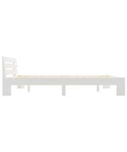 vidaXL Giroletto Bianco in Legno Massello di Pino - 160x200 cm