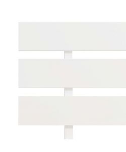 vidaXL Giroletto Bianco in Legno Massello di Pino - 160x200 cm