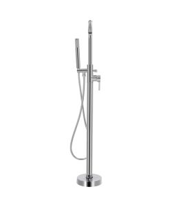 Rubinetteria a Colonna per Vasca da Bagno Acciaio Inox 118,5 cm