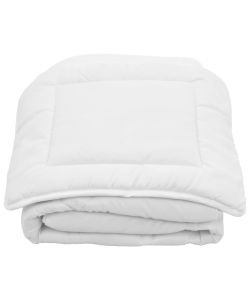 Set Piumone Estivo per Bambini 2 pz Bianco 100x135 cm/40x60 cm 134223