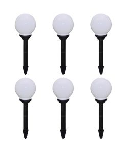 Lampade da Sentiero 6 pz LED 20 cm con Picchetto