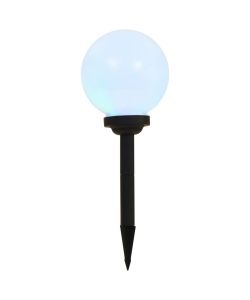 Lampade Solari da Esterni 6 pz Sferiche LED RGB 20 cm
