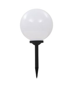 Lampade Solari da Esterni 4 pz Sferiche LED RGB 30 cm