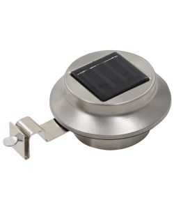 Lampade Solari da Esterni 12 pz a LED Rotonde 12 cm Bianco