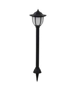 Lampade Solari da Esterni 6 pz a LED Nero