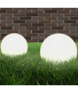 Set Lampade a LED Sferiche 4 pz 20 cm in PMMA