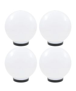 Set Lampade a LED Sferiche 4 pz 25 cm in PMMA