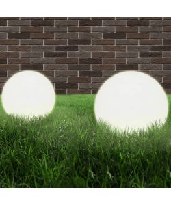 Set Lampade a LED Sferiche 4 pz 40 cm in PMMA