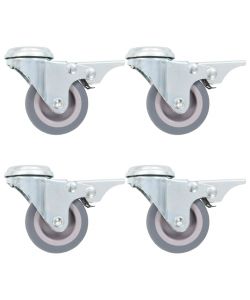 Ruote Girevoli con Foro per Bullone 12 pz 50 mm 277847