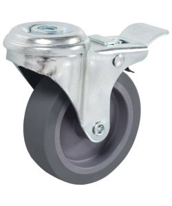 Ruote Girevoli con Foro per Bulloni 24 pz 75 mm