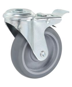 Ruote Girevoli con Foro per Bulloni 12 pz 100 mm