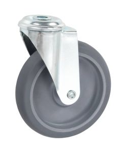 Ruote Girevoli con Foro per Bullone 24 pz 125 mm 277874