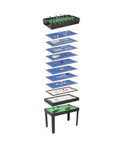 Set Giochi da Tavola 15-in-1 121x61x82 cm Nero