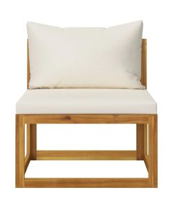 vidaXL Set Divani Giardino - Marrone - Legno Massello di Acacia