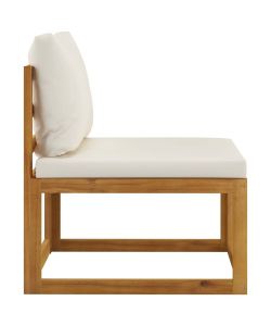 vidaXL Set Divani Giardino - Marrone - Legno Massello di Acacia