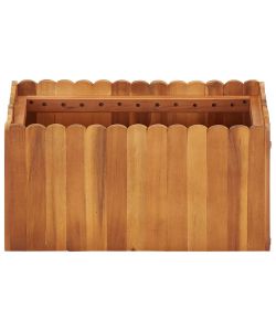 Letto Rialzato da Giardino 50x30x25 cm Legno Massello di Acacia