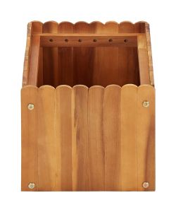 Letto Rialzato da Giardino 50x30x25 cm Legno Massello di Acacia