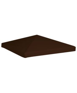 Copertura Superiore per Gazebo 310 g/m 3x3 m Marrone