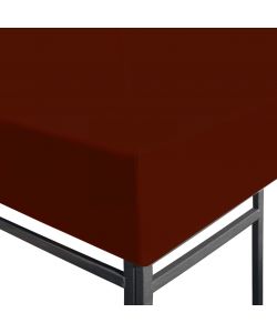 Copertura Superiore Gazebo 310g/m 3x3 m Terracotta
