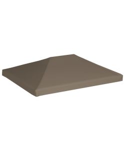Copertura Superiore per Gazebo 310 g/m 3x4m Grigio Talpa