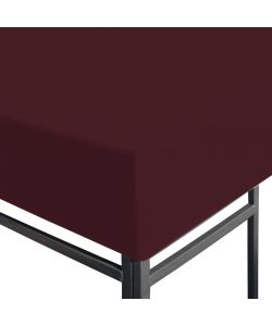 Copertura Superiore per Gazebo 310g/m 3x4m Bordeaux