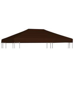 Copertura Superiore per Gazebo 310 g/m 3x4 m Marrone