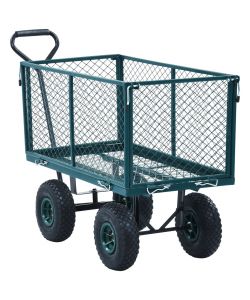  Carrello a Mano da Giardino Verde 350 kg
