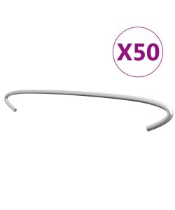 Ganci per Gabbione 50 pz in Acciaio Zincato 50 cm