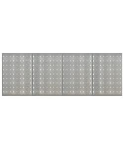 Pannelli per Utensili a Parete 4 pz 40x58 cm in Acciaio