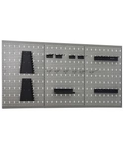  Pannelli per Utensili a Parete 3 pz 40x58 cm Acciaio
