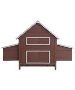 Pollaio Marrone 157x97x110 cm in Legno