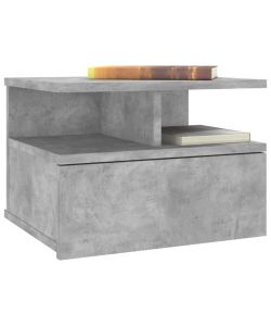 vidaXL Comodini Pensili 2 pz Grigio Calcestruzzo 40x31x27cm Eleganti