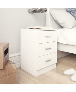 vidaXL Comodini 2 pz Bianco 38x35x56 cm in Legno Ingegnerizzato - Eleganza e Versatilit per la Tua Camera