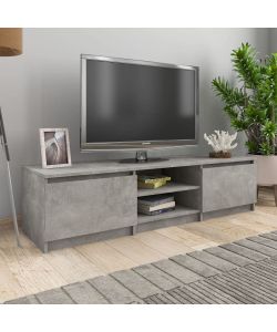vidaXL Mobile TV Grigio Cemento 140x40x35,5 cm - Design Moderno e Pratico