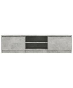 vidaXL Mobile TV Grigio Cemento 140x40x35,5 cm - Design Moderno e Pratico