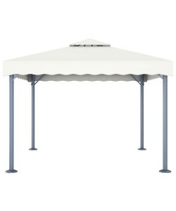 Gazebo 300x300 cm Crema Alluminio